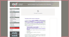 Desktop Screenshot of exitlanguages.com